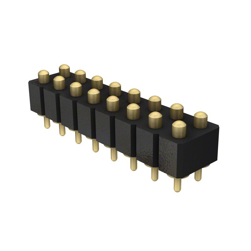 1 pcs : 823-22-016-10-001101 - CONN SPRING PISTON 16POS PCB