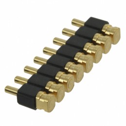 1 pcs : 810-22-008-40-001101 - CONN SPRING PISTON 8POS R/A SMD