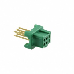 1 pcs : G125-FV20605L0P - CONN RCPT 6POS 0.049 GOLD PCB