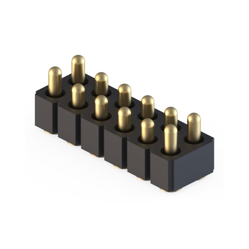 1 pcs : 813-22-012-30-022101 - FMLB SPRING-LOADED CONN, SMT DOU