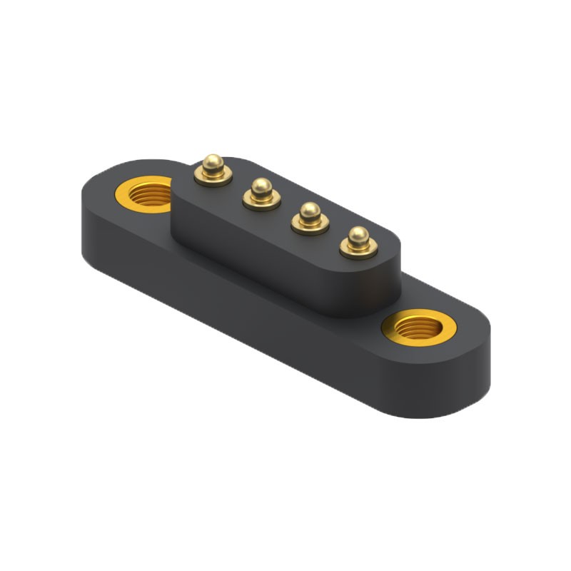 1 pcs : 858-22-004-80-011101 - CONN SPRING PISTON 4POS PCB