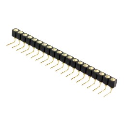 1 pcs : 399-10-120-10-007000 - CONN SPRING TARGET 20POS R/A PCB