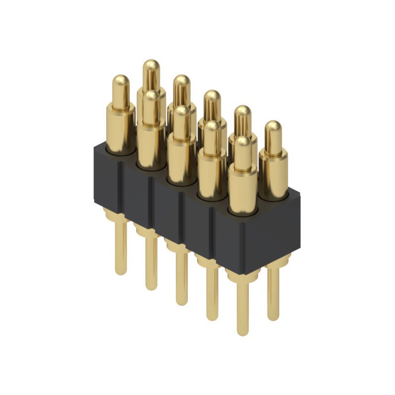 1 pcs : 838-22-010-10-001101 - CONN SPRING PISTON 10POS PCB