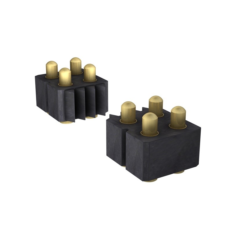 1 pcs : 813-S1-012-30-016101 - CONN SPRING PISTON 12POS SMD