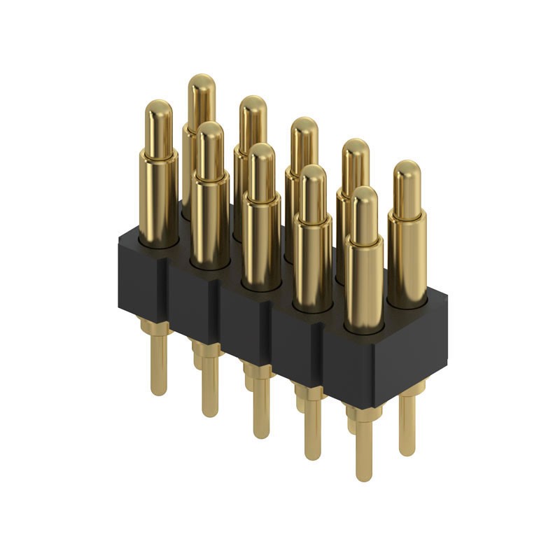 1 pcs : 827-22-010-10-004101 - CONN SPRING PISTON 10POS PCB