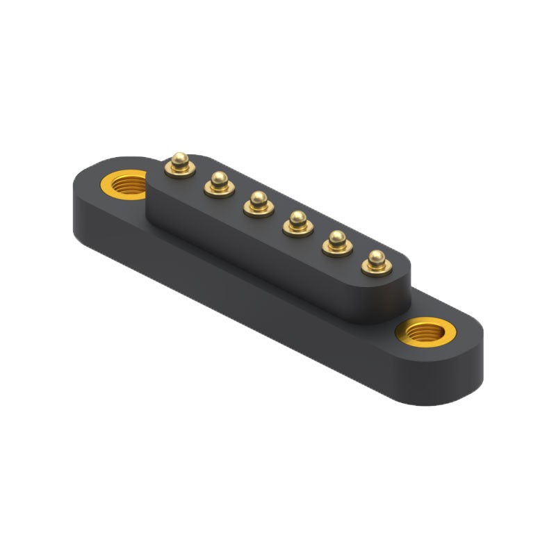 1 pcs : 858-22-006-80-011101 - CONN SPRING PISTON 6POS PCB