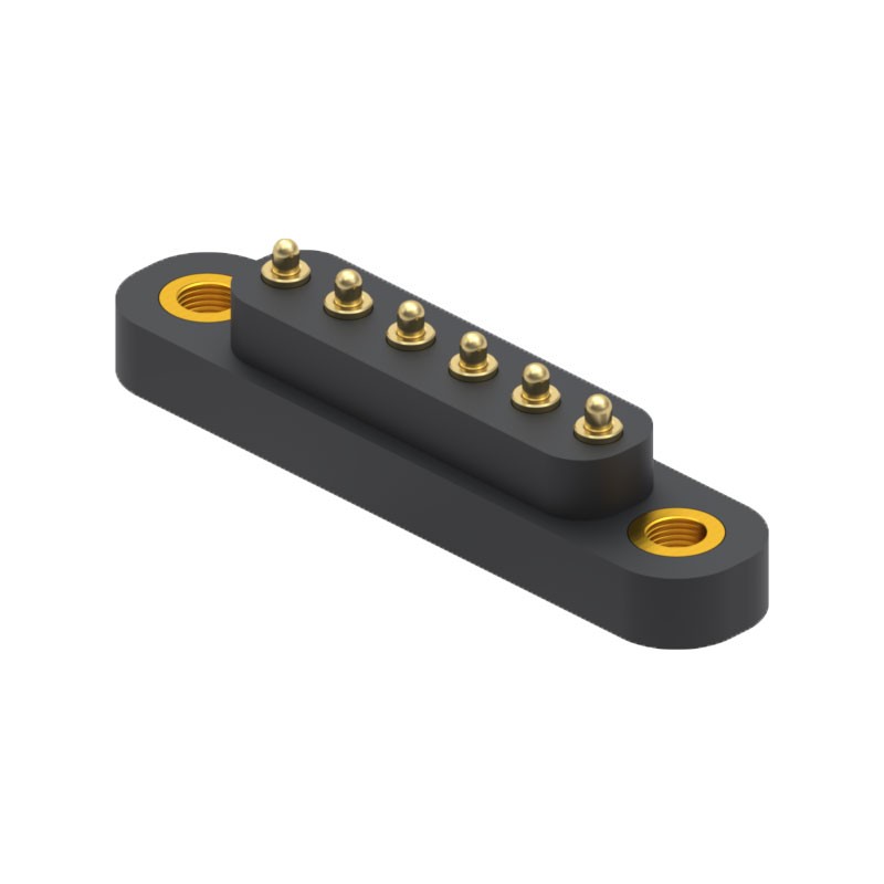 1 pcs : 858-22-006-80-012101 - CONN SPRING PISTON 6POS PCB