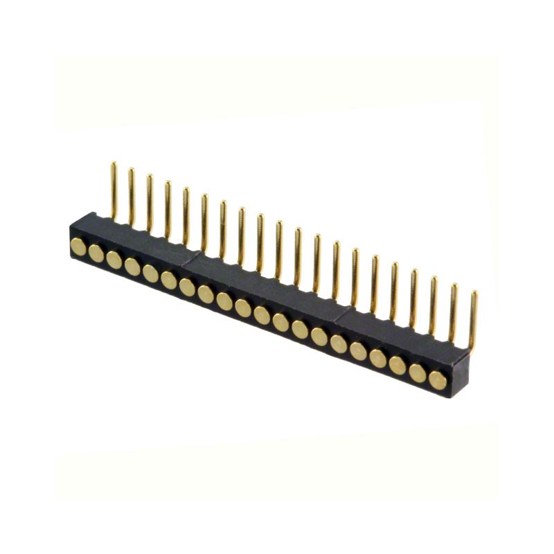1 pcs : 856-10-020-20-001000 - CONN SPRING TARGET 20POS R/A PCB