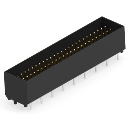 1 pcs : 224558-E - 50-PIN, VERTICAL, SMT/THR