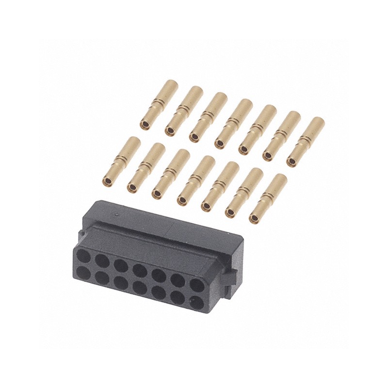 1 pcs : M80-8881405 - CONN RCPT 14POS CRIMP 24-28AWG