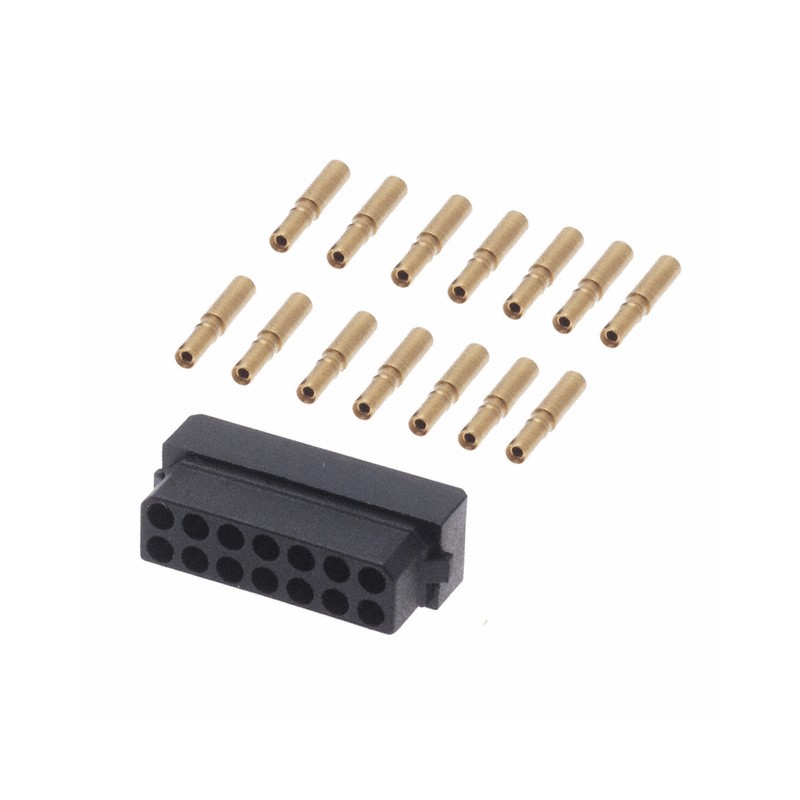 1 pcs : M80-8891405 - CONN RCPT 14POS CRIMP 22AWG GOLD