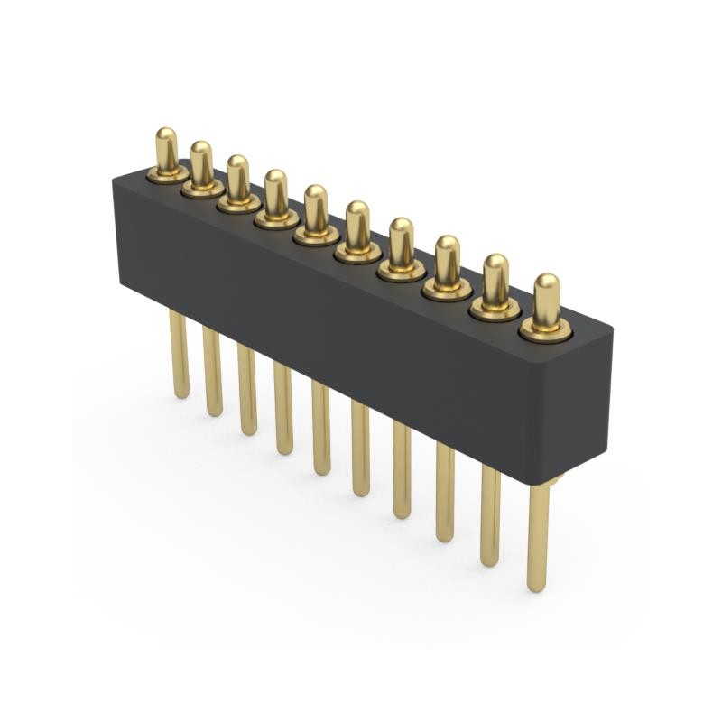 1 pcs : 854-22-010-10-004101 - LOW-PROFILE .050' PITCH THROUGH-