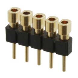 1 pcs : 800-10-005-40-002000 - CONN HEADER SMD 5POS 2.54MM