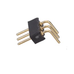 1 pcs : 850-10-003-20-001000 - CONN HEADER R/A 3POS 1.27MM