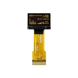 1 pcs - Midas 0.96in Yellow Passive matrix OLED Display 256 x 64pixels COG I2C, Parallel, SPI Interface