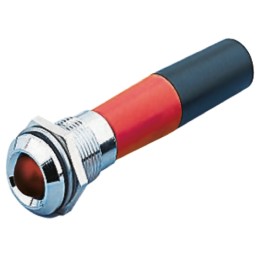 1 pcs - RS PRO Red Panel Mount Indicator, 12mm Mounting Hole Size, Solder Tab Termination, IP67