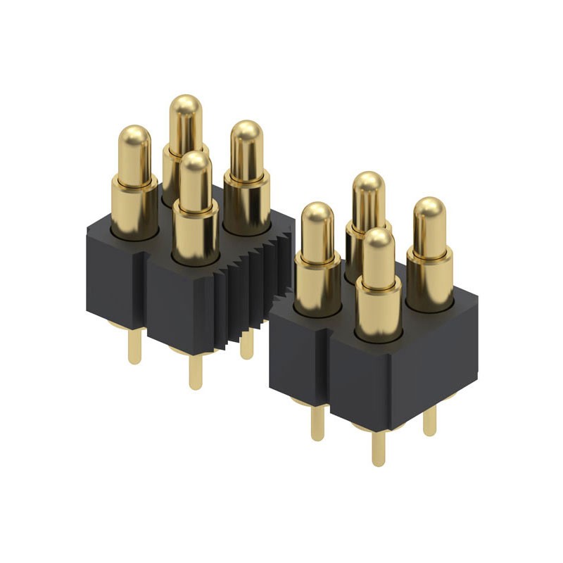 1 pcs : 818-22-012-10-001101 - CONN SPRING PISTON 12POS PCB