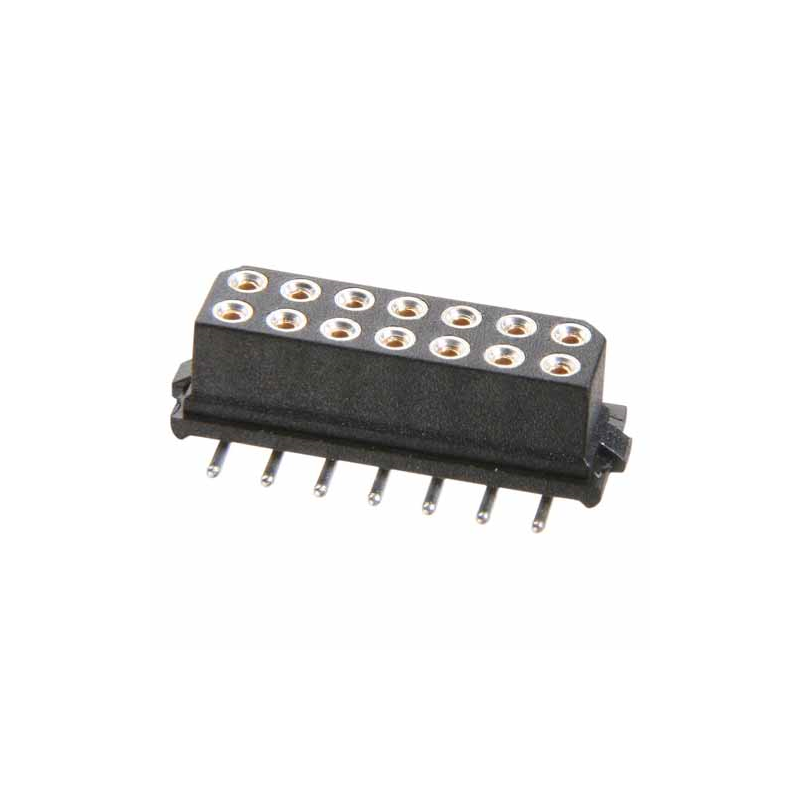 1 pcs : M80-6810842 - CONN RCPT 8POS 0.079 GOLD SMD