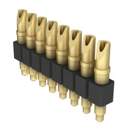 1 pcs : 824-22-008-00-005000 - CONN SPRING PISTON 8POS SLD PCB