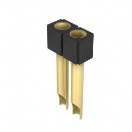 1 pcs : 801-13-002-10-007000 - CONN RCPT 2POS 0.1 GOLD PCB