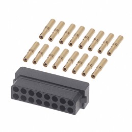 1 pcs : M80-8891605 - CONN RCPT 16POS CRIMP 22AWG GOLD