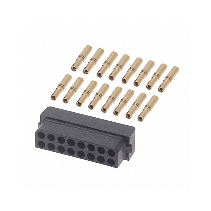 1 pcs : M80-8891605 - CONN RCPT 16POS CRIMP 22AWG GOLD