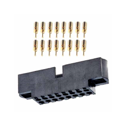 1 pcs : M80-5701005 - CONN HEADER 10P CRIMP 22AWG GOLD