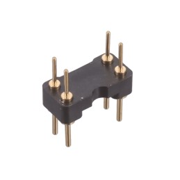 1 pcs : 150-10-304-00-001000 - CONN HDR DIP POST 4POS GOLD