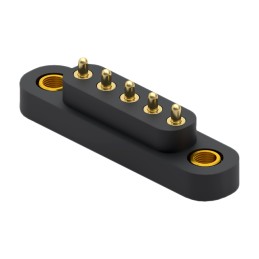 1 pcs : 858-22-005-30-011101 - CONN SPRING PISTON 5POS SMD