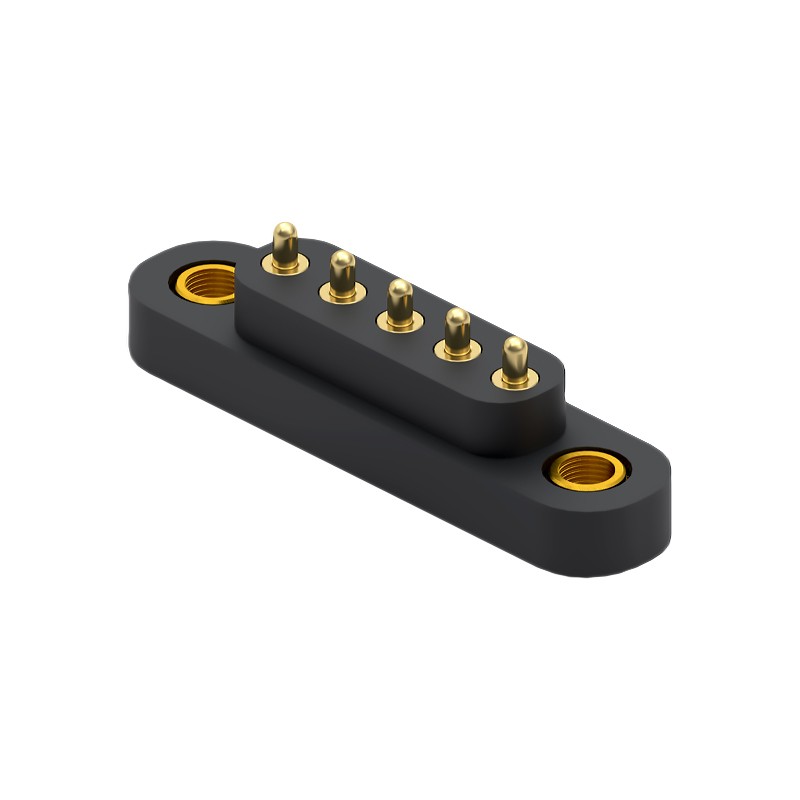 1 pcs : 858-22-005-30-011101 - CONN SPRING PISTON 5POS SMD