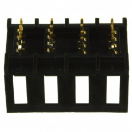 1 pcs : XN2D-4431 - CONN RCPT 16POS 0.079 GOLD PCB