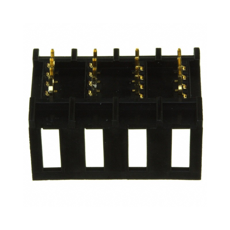 1 pcs : XN2D-4431 - CONN RCPT 16POS 0.079 GOLD PCB