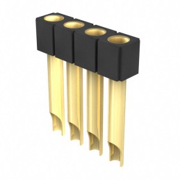 1 pcs : 801-13-004-10-007000 - CONN RCPT 4POS 0.1 GOLD PCB