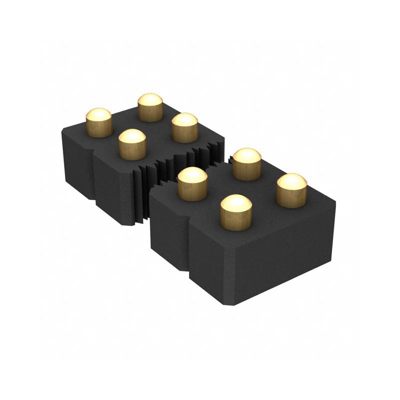 1 pcs : 406-43-206-30-068001 - CONN RCPT 6POS 0.1 GOLD SMD