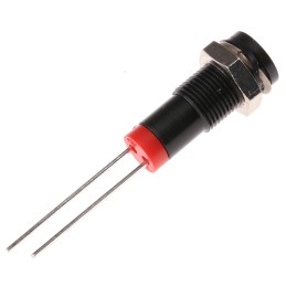 1 pcs - RS PRO Red Panel Mount Indicator, 2V dc, 6mm Mounting Hole Size, IP67