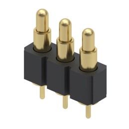 1 pcs : 816-22-003-10-001101 - CONN SPRING PISTON 3POS PCB