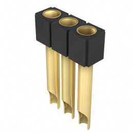 1 pcs : 801-13-003-10-007000 - CONN RCPT 3POS 0.1 GOLD PCB