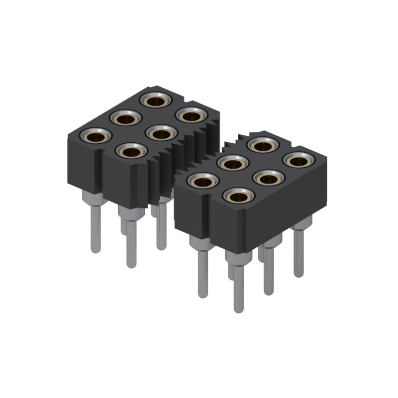 1 pcs : 805-43-042-10-012000 - CONN RCPT 42POS 0.1 GOLD PCB