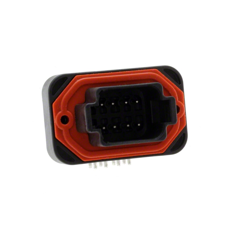 1 pcs : DT13-08PB - CONN HEADER R/A 8POS