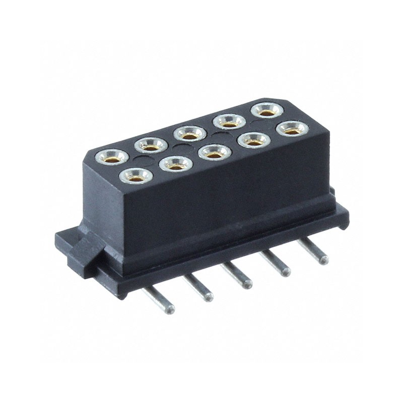 1 pcs : M80-6811042 - CONN RCPT 10POS 0.079 GOLD SMD