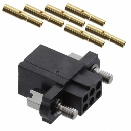 1 pcs : M80-4650605 - CONN RCPT 6POS CRIMP 22AWG GOLD