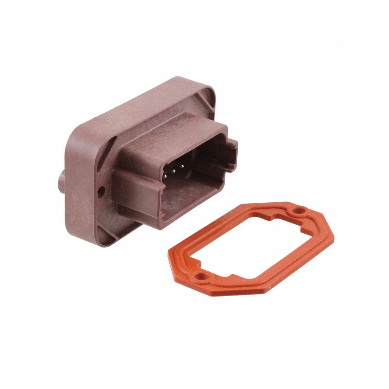 1 pcs : DT15-12PD - CONN HEADER VERT 12POS 4.44MM