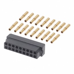 1 pcs : M80-8891805 - CONN RCPT 18POS CRIMP 22AWG GOLD