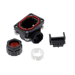 1 pcs : JN13FD09SN1 - 9 POSTION FEMALE ANGLE PLUG (STA