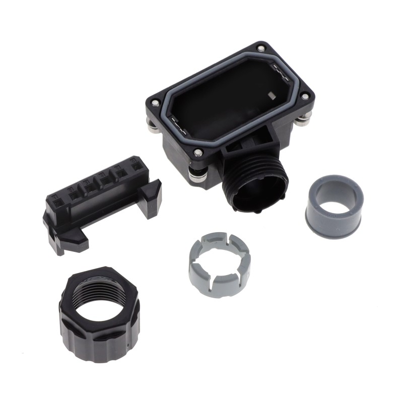 1 pcs : JN13FJ06SN1 - 6 POSTION FEMALE ANGLE PLUG (STA