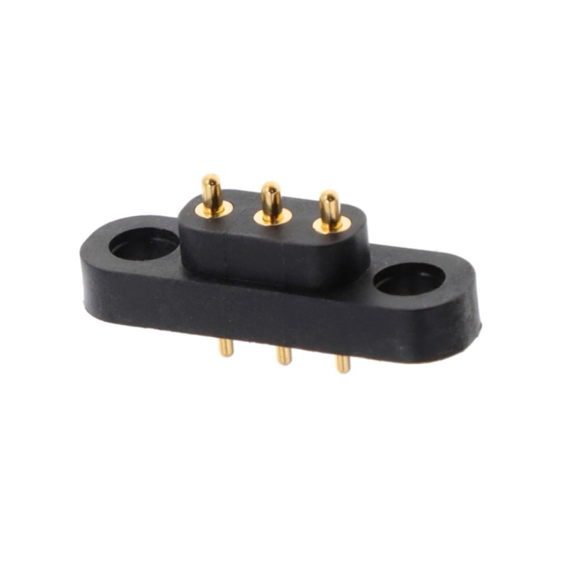 1 pcs : 858-22-003-10-001101 - CONN SPRING PISTON 3POS PCB