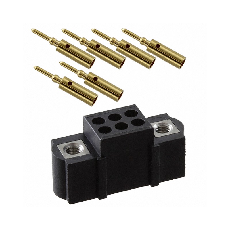 1 pcs : M80-5600605 - CONN HEADER 6P CRIMP 22AWG GOLD