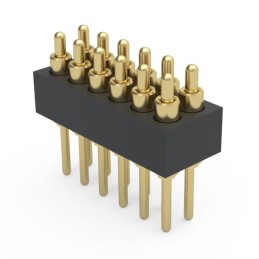 1 pcs : 855-22-012-10-004101 - LOW-PROFILE .050' PITCH THROUGH-