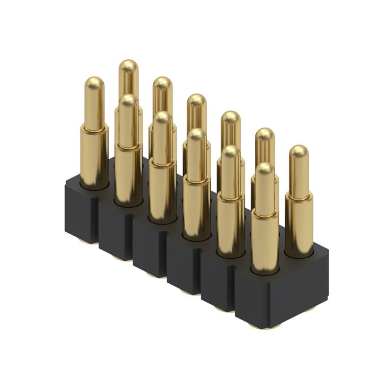 1 pcs : 839-22-012-30-001101 - CONN SPRING PISTON 12POS SMD