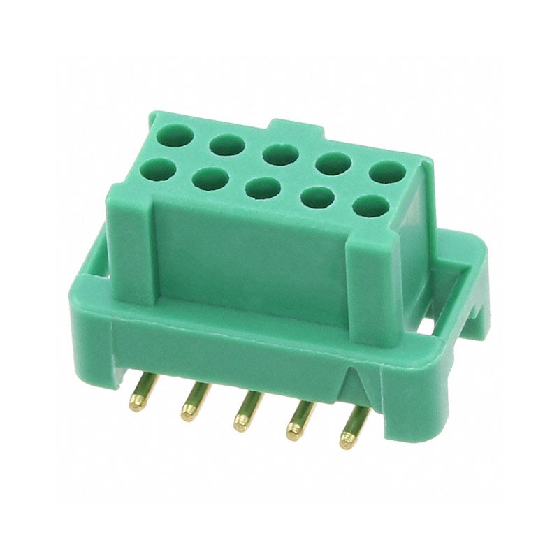 1 pcs : G125-FS11005L0P - CONN RCPT 10POS 0.049 GOLD SMD